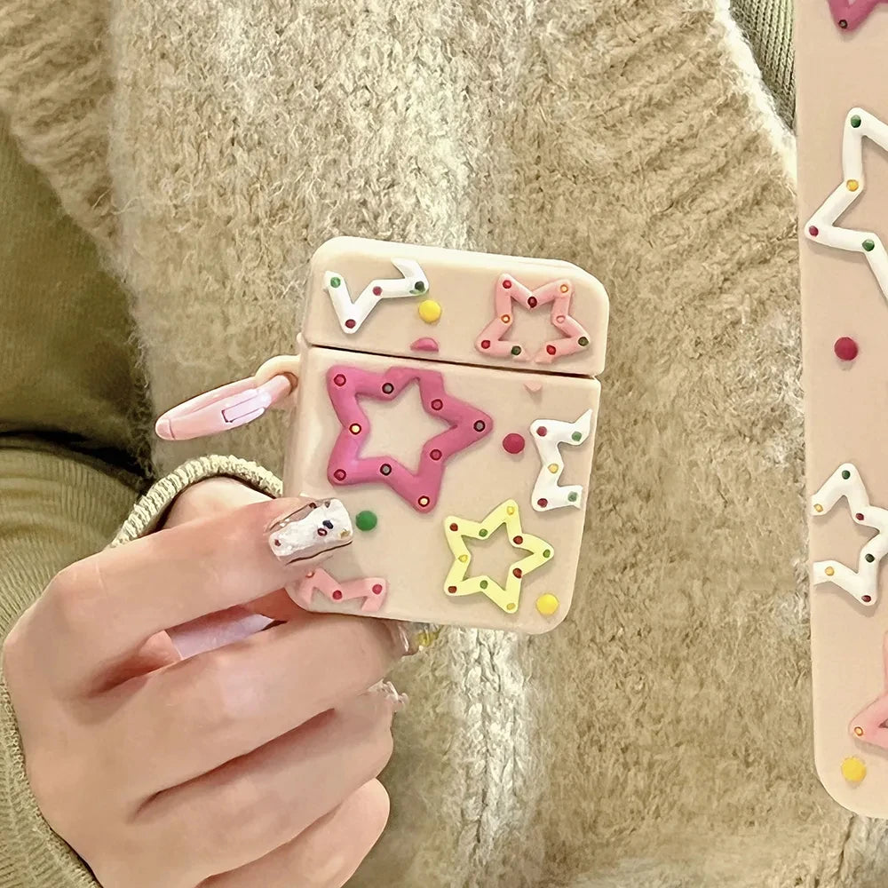 🥰 Adorable 3D Love Heart Robot Silicone Case for AirPods 💖 - Cute & Protective Cover for All Models! 🎧✨ - Pixie Quill