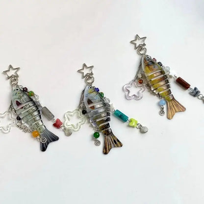 Playful Fish Keychain Bag Charm For Fishing Fans Gift Idea 🎣🐟