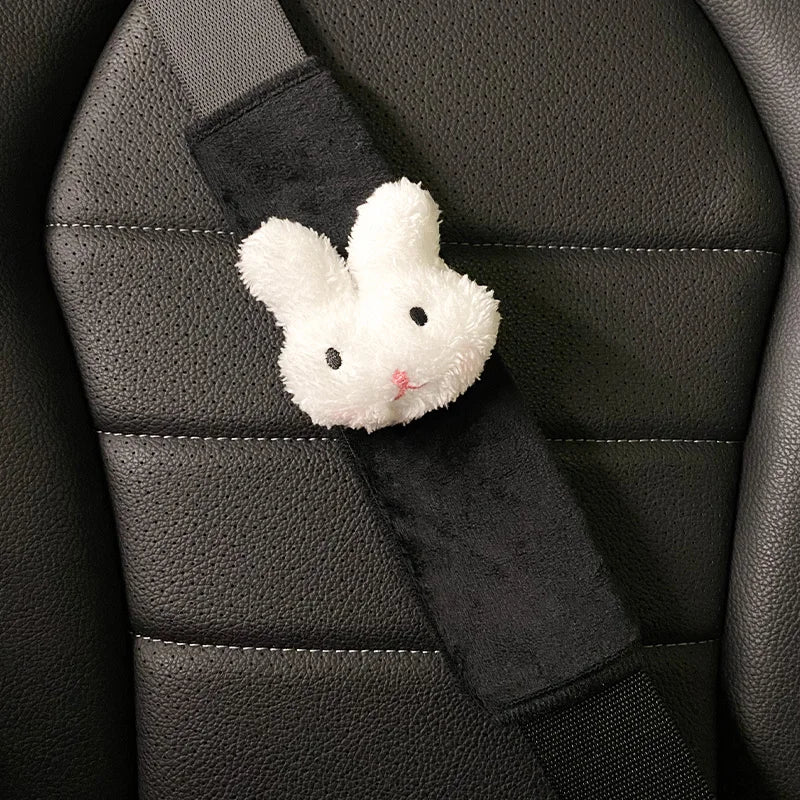 Kawaii Cloud Seat Belt Cover 🌈✨ - Cute Cartoon Harness Cushion for Kids & Adults 🚗💖