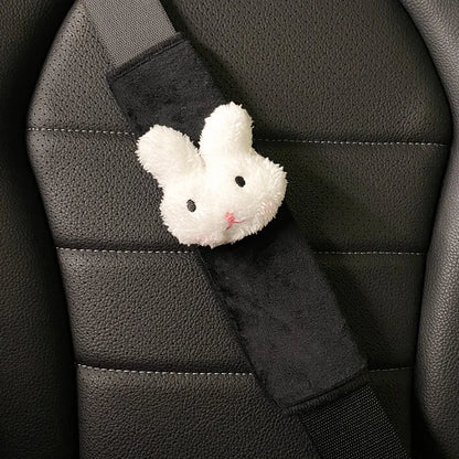 Kawaii Cloud Seat Belt Cover 🌈✨ - Cute Cartoon Harness Cushion for Kids & Adults 🚗💖