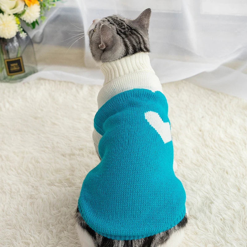 Kawaii Cozy Pup & Kitty Sweater 🐶🐱✨ | Adorable Winter Wear for Small & Medium Dogs!
