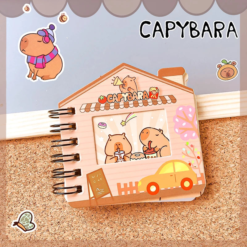 🐾 Adorable Capybara Notebook 📚 - Fun Mini Diary for Kids ✏️✨ - Pixie Quill