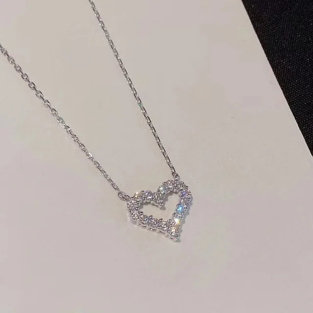 ✨ Kawaii Starry Zircon Pendant Necklace 🌟 | Cute Beaded Chain for Y2K Girls | Trendy Hip Hop Aesthetic Jewelry 🎀 | Perfect Gift for Moms & Besties! 💖
