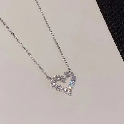 ✨ Kawaii Starry Zircon Pendant Necklace 🌟 | Cute Beaded Chain for Y2K Girls | Trendy Hip Hop Aesthetic Jewelry 🎀 | Perfect Gift for Moms & Besties! 💖