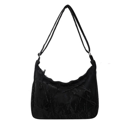 Sweet Bow Design Crossbody Bags for Women 2024 Y2K Luxury Designer Korean Fashion Handbags and Purses Females Shoulder Bag
