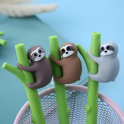 Adorable Kawaii Sloth Gel Pens 🦥✨ | Cute & Fun Writing Supplies for Kids & Stationery Lovers! 🖊️💖