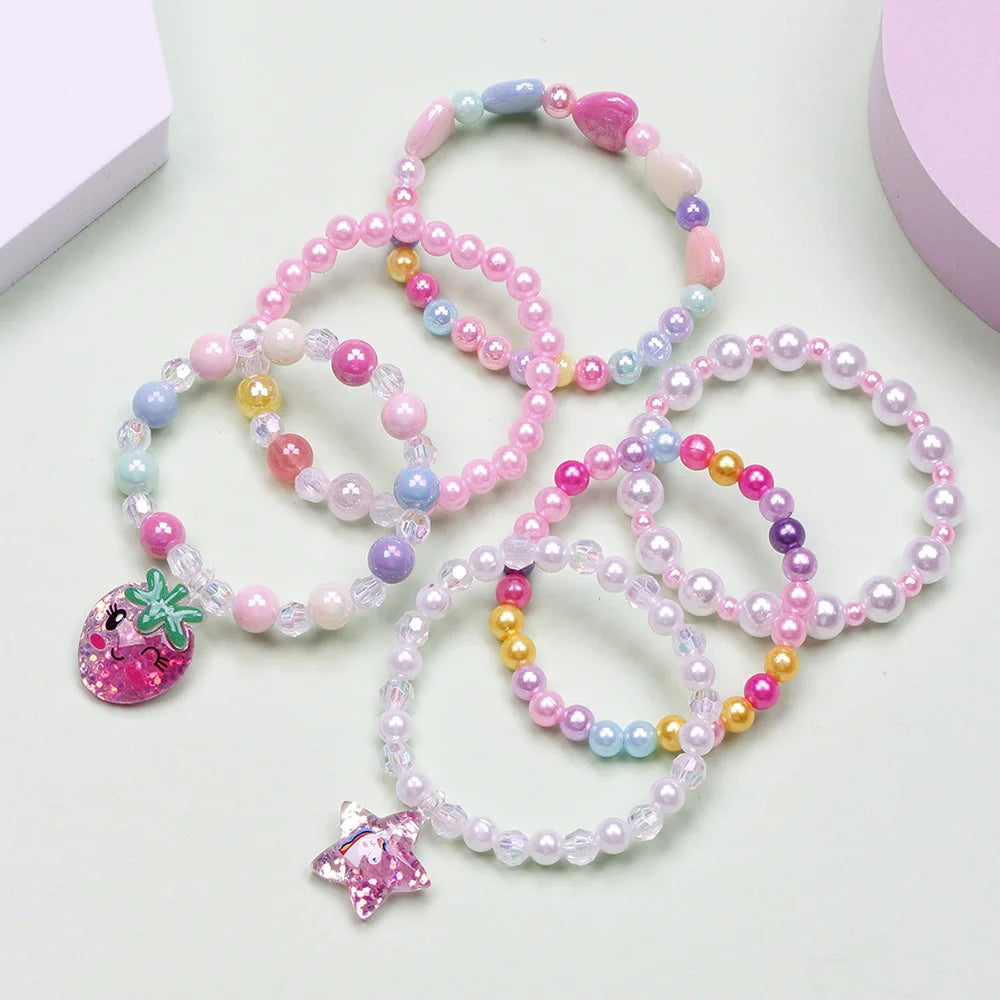 6pcs Party Bracelets - Kawaii Charm