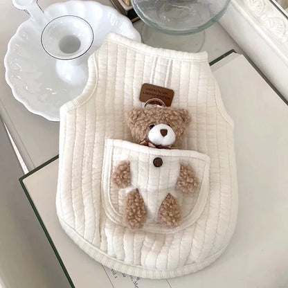 Kawaii Cozy Cartoon Vest for Small Pups 🐾✨