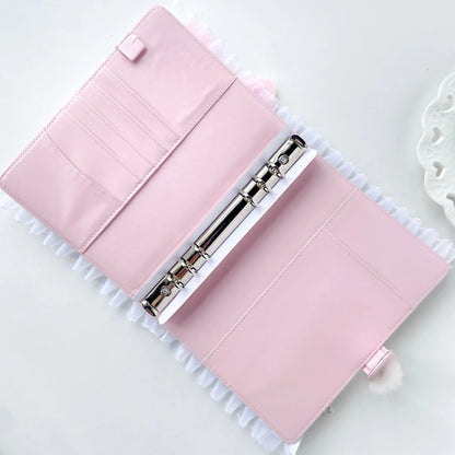 A5 Lace PU Photo Album Binder For Photocards Idol Cards With Embroidery ✨🎀📚