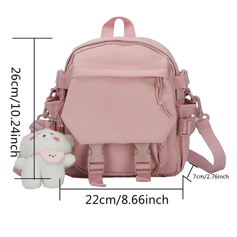 Kawaii Dream Mini Backpack 🎒✨ - Cute & Functional Crossbody Bag for Girls! 🌟💖 - Pixie Quill
