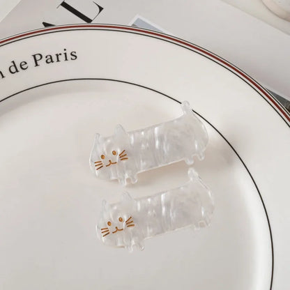 Adorable Cat Claw Clips 🐾✨ - 2pc Hairpins for Trendy Tresses! 🐱💖 - Pixie Quill