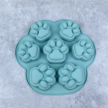 Paw Print Silicone Mold for Dog Cat Treats Candy Fondant Soap 🐾