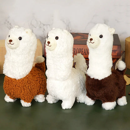 Electric Alpaca Plushie 🦙✨ - Walking Llama with Wagging Tail, Perfect Kawaii Stuffed Animal Gift for Kids! 🎁💕