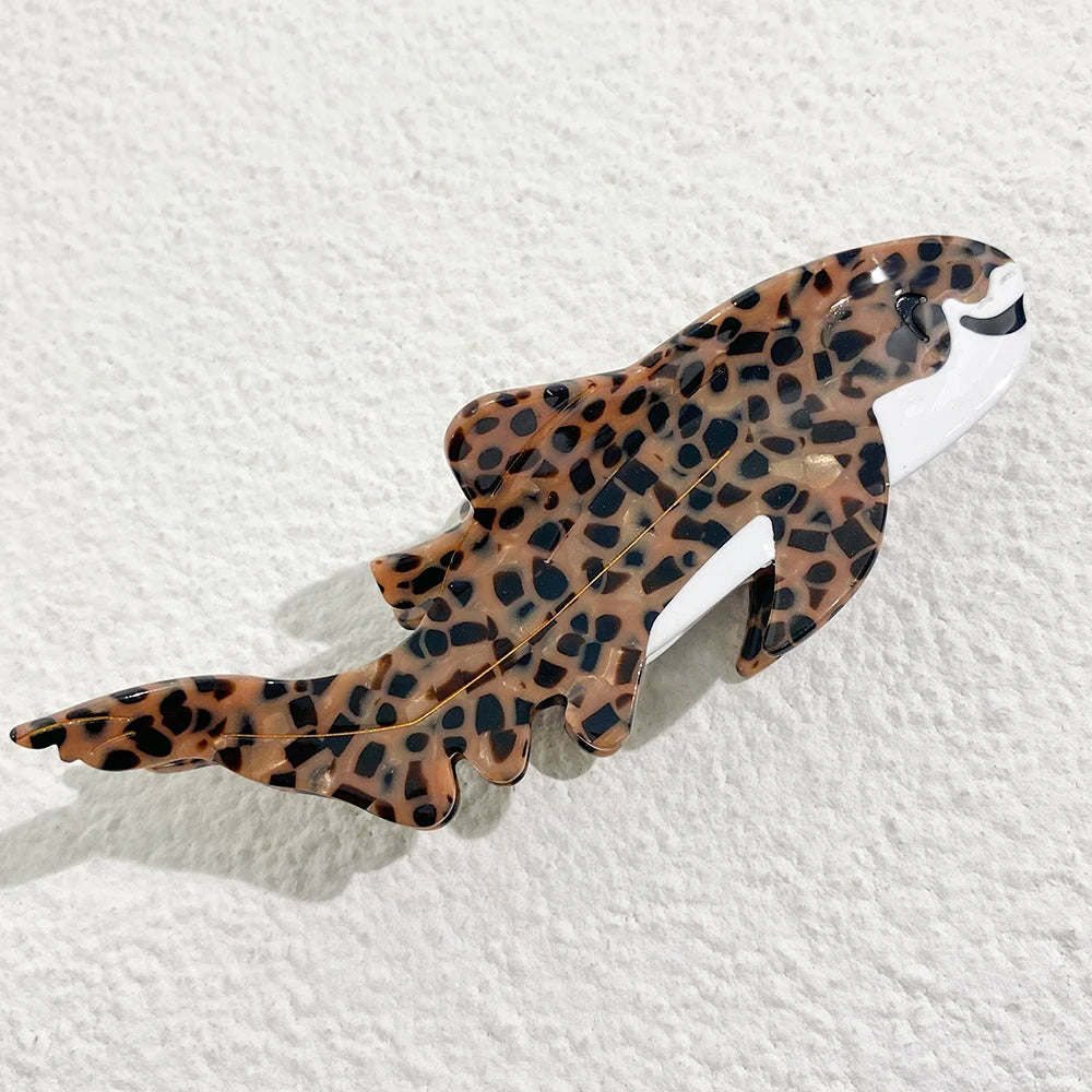 Oversize Acetate Marine Animal Hairpin Set Tortoise Turtle Fish Shark Clips 🐢🐟🦈