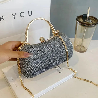 ✨ Kawaii Shiny Dinner Bag 🌟 Soft Fashion Shoulder Chain Purse for Trendy Women 💖