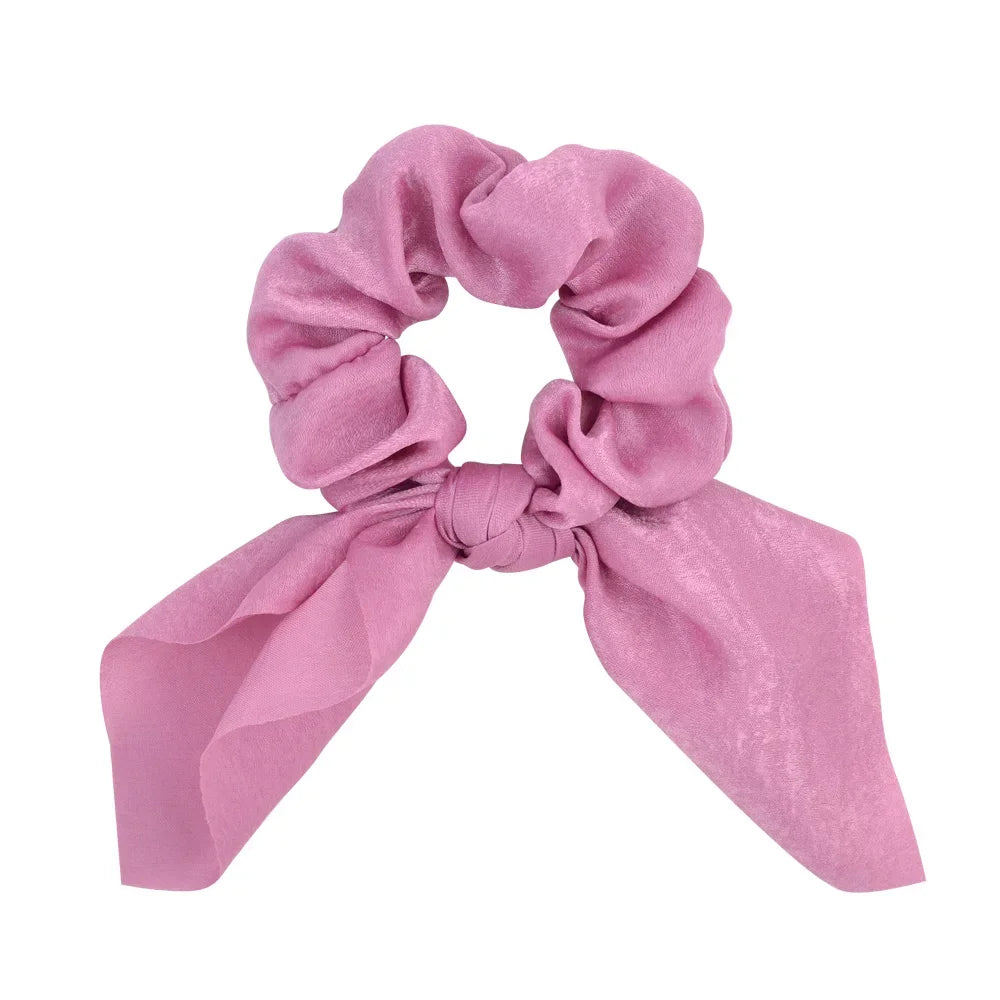 ✨ Sweet Pastel Bow Scrunchie Set 🍬 | Adorable Hair Ties for Fun Ponytails! 🎀