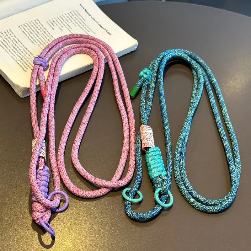 Kawaii Retro Phone Strap 🌈✨ Adjustable Crossbody Lanyard & Anti-Loss Cord for Cute Adventures! 📱💕