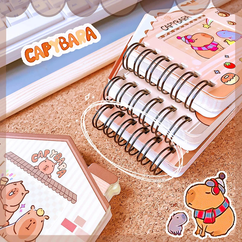 🐾 Adorable Capybara Notebook 📚 - Fun Mini Diary for Kids ✏️✨ - Pixie Quill