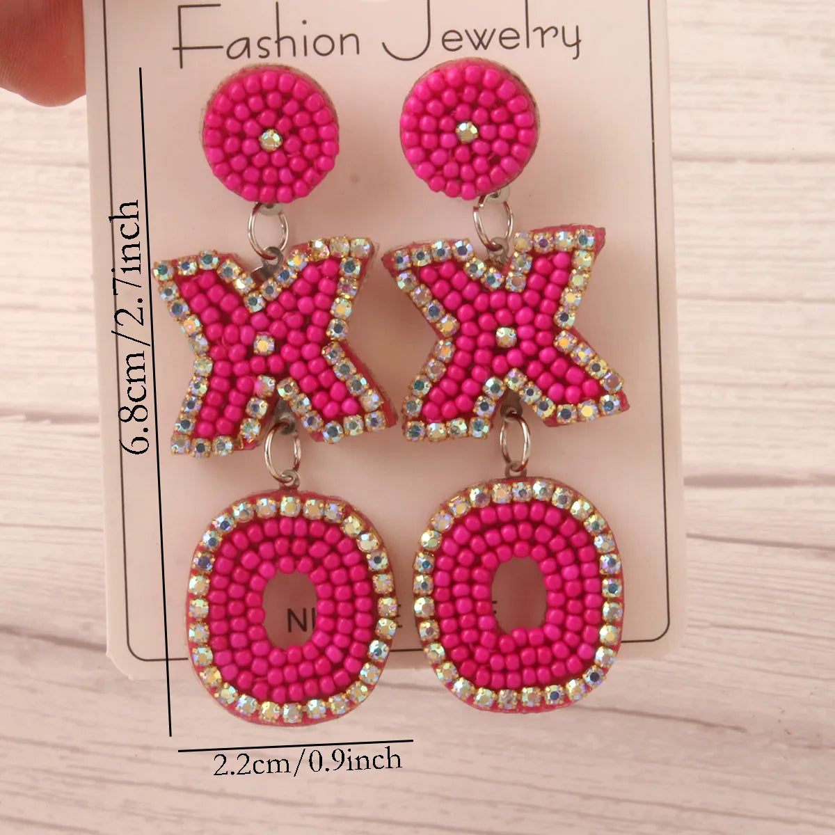Kawaii Heart Dangle Earrings 💖✨ | Vintage Beaded Jewelry Gifts for Lovebirds 🌟💕