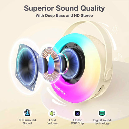 Kawaii Karaoke Fun! 🎤💖 Mini Bluetooth Singing Machine with 2 Wireless Mics - Perfect Gift for Kids & Families! 🌈✨