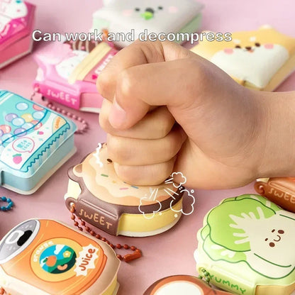Kawaii Cartoon Soft Silicone Sticky Notes 📒✨ - Adorable Memo Pads for School & Office Supplies! 🐾💖