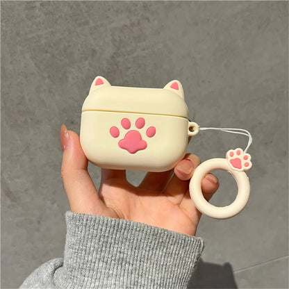 🥰 Adorable 3D Love Heart Robot Silicone Case for AirPods 💖 - Cute & Protective Cover for All Models! 🎧✨ - Pixie Quill
