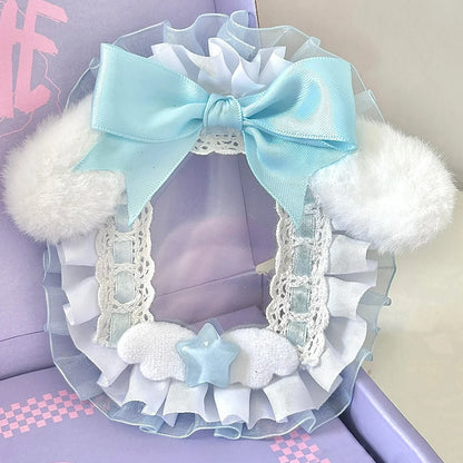 3 Inch Toploader Ruffle Fabric Photo Card Sleeves Lace Photocards Kpop 📷💖