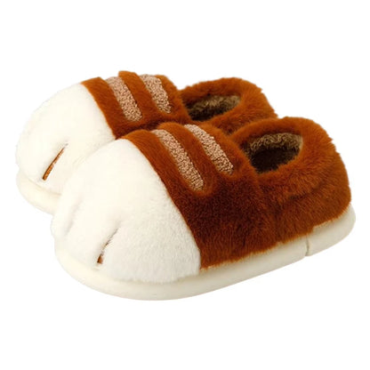 Kitty Claw Slippers For Women Non Slip Furry Mules Indoor Outdoor 🐾 Warm Fluffy