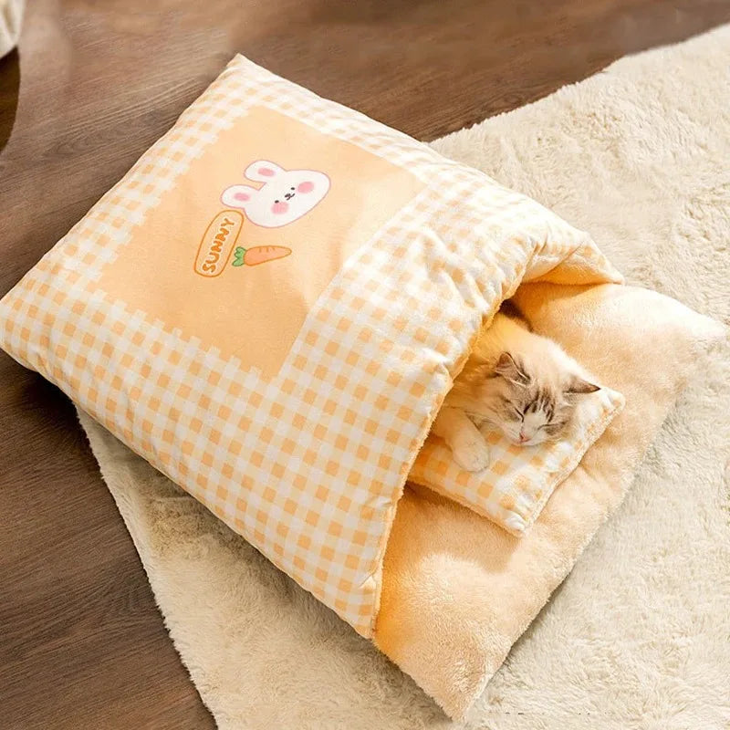 Purrfectly Cozy Cat Cloud ☁️🐾 Plush Winter Den for Furry Friends 🐱✨