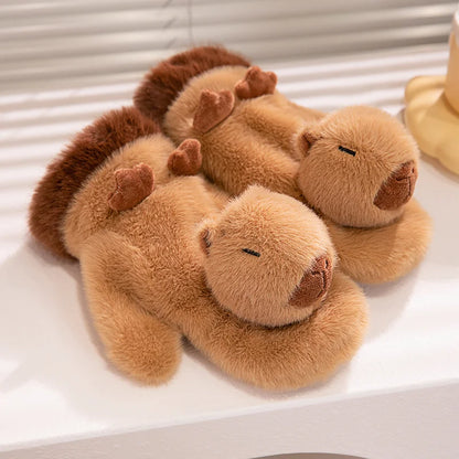 Kawaii Capybara Plush Glove Penguin Toy 🐧✨ - Adorable KAPIBARA Internet Star Stuffed Animal Gift! 🐾💖