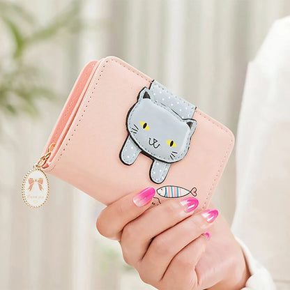 Wallest Women Purse Cute  Anime Wallet  Portable Small Luxury Wallets for Women Clutch Bag Carteras Para Mujer Coin Pocket