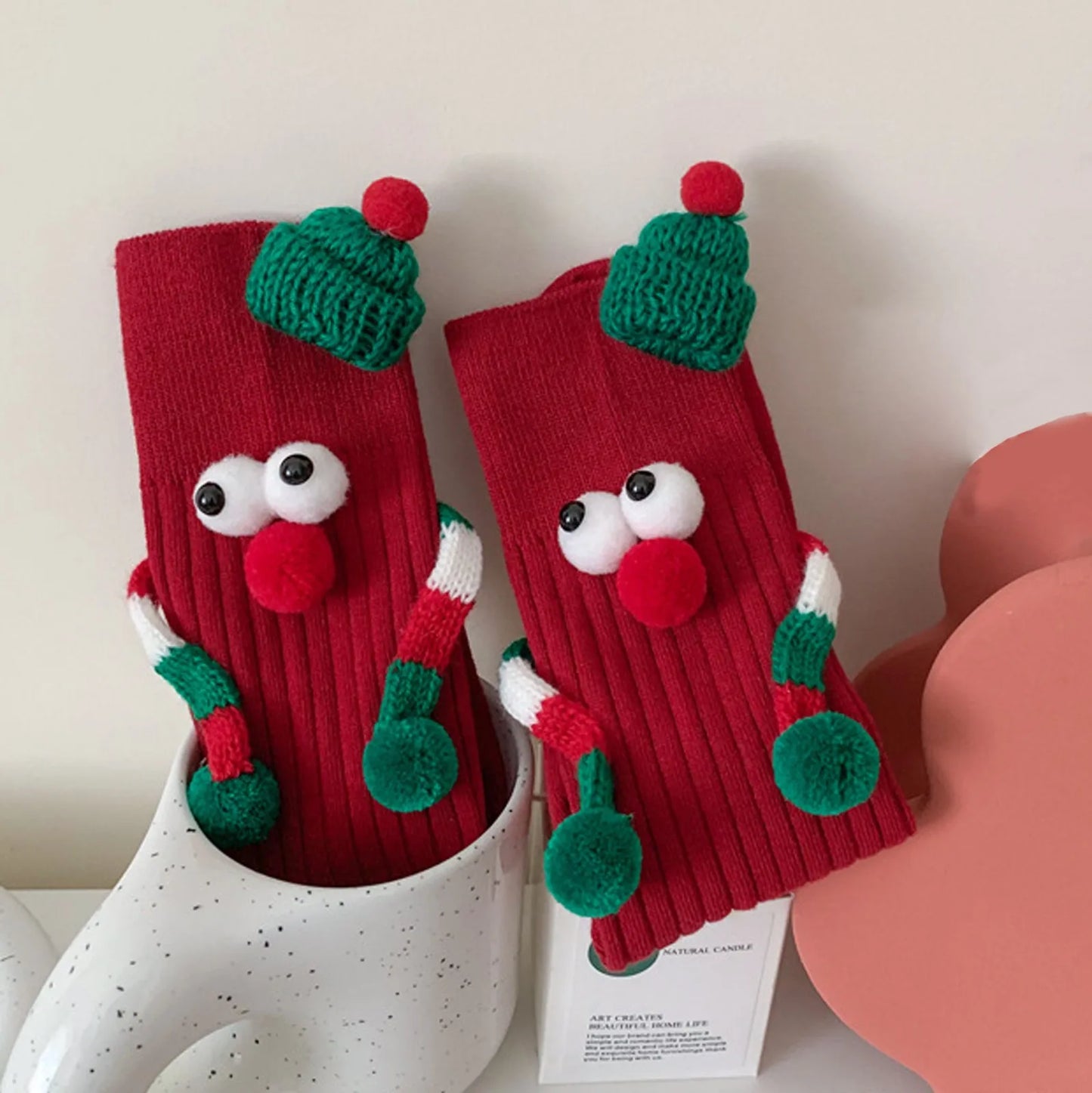 Cute Christmas Cartoon Socks For Women Mid Calf Cozy Gift 🧦🎄🎁