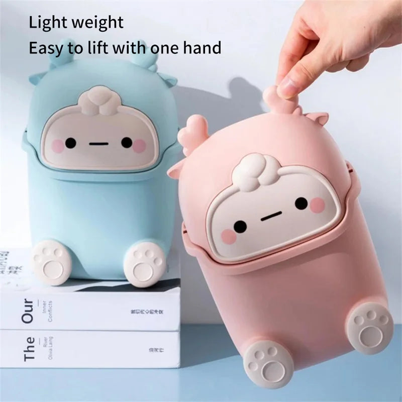 Adorable Kawaii Desktop Trash Can 🗑️✨ | Cute Mini Rubbish Bin for Home & Office 🏠🖊️ | Perfect Kids Room Decoration 🌟