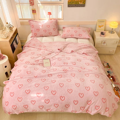 Cute Strawberry Dreams 🍓✨ Cozy Flannel Blanket for Kids - Perfect for Cuddles & Adventures! 🌟🛋️ - Pixie Quill
