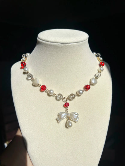 Kawaii Love Heart Strawberry Pendant Necklace 🍓💕 - Sweet & Trendy Jewelry for Women, Perfect Party Gift!