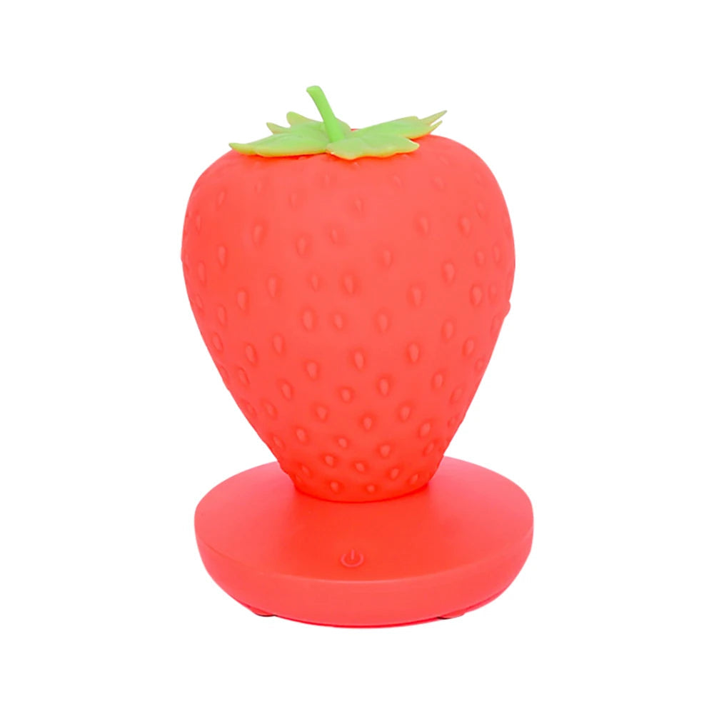 🍓Adorable LED Strawberry Night Light 🌟 Touch-Sensor & USB Rechargeable for Cozy Spaces! - Pixie Quill