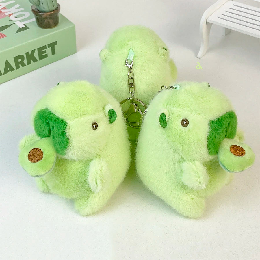 🐾 Capybara Cuties Keychain Duo - Whimsical Plush Pals for Everyone! 🌈✨