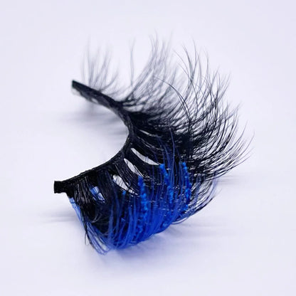 ✨ Kawaii Glitter Ombre 20MM Mink Lashes 🌈 | Dramatic & Colorful Fake Eyelashes 💖
