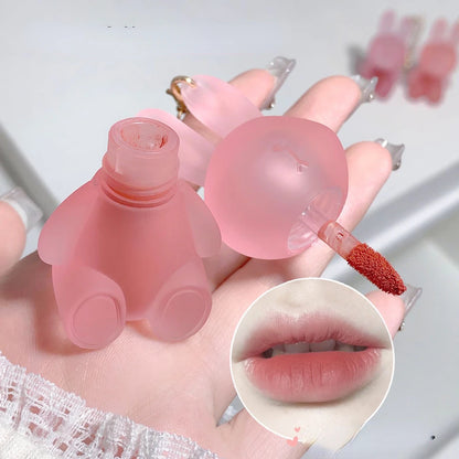 Adorable Velvet Bunny Matte Lip Gloss for Kawaii Summer Vibes 🌸🐰✨