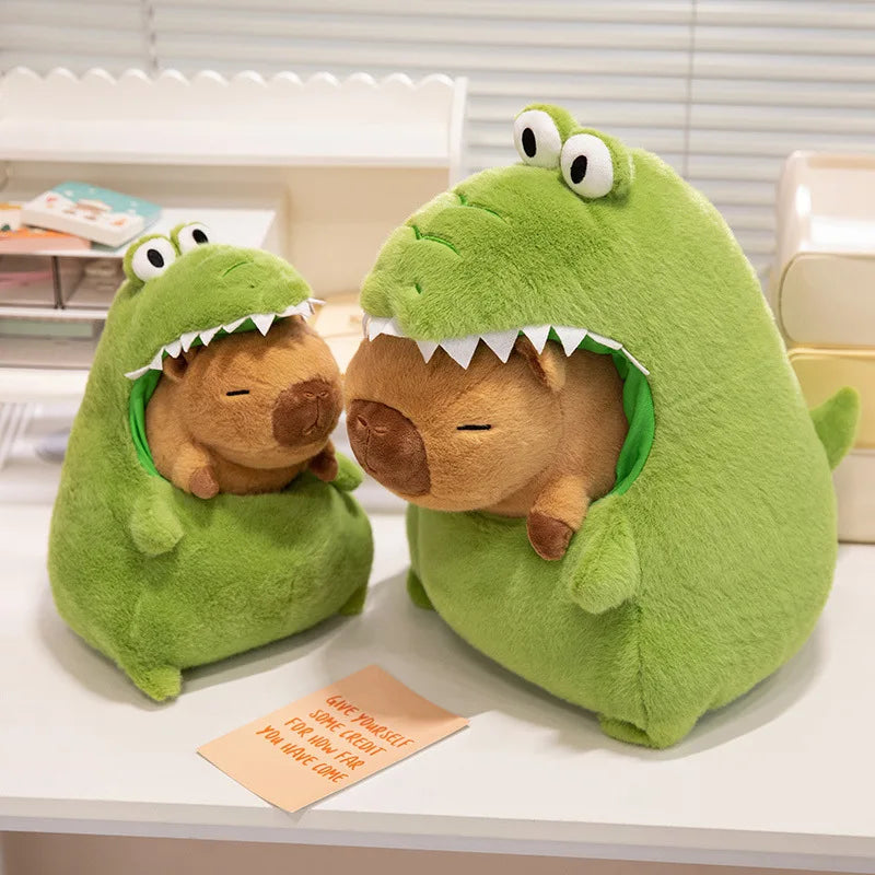 Kawaii Capybara Plush Toy 🐊✨ | Adorable Crocodile Capibara Stuffed Animal for Kids 🎉 | Perfect Birthday Gift! 🎁