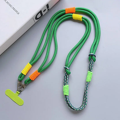 Kawaii Handwoven Phone Lanyard 🌈✨ | Long Crossbody Strap - Sturdy & Cute Anti-Loss Accessory for All! 💖📱