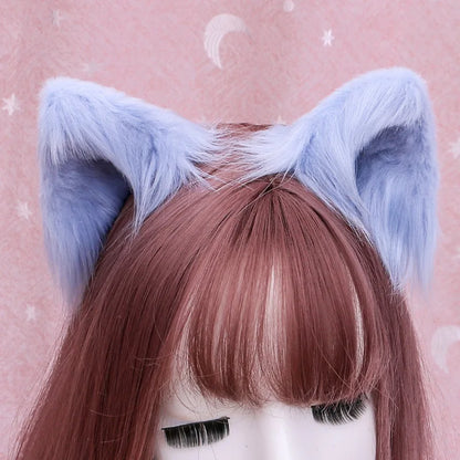 Kawaii Cat Ears Anime Lolita Headband 🎀 | Gothic Cosplay Hair Accessories 🐾✨