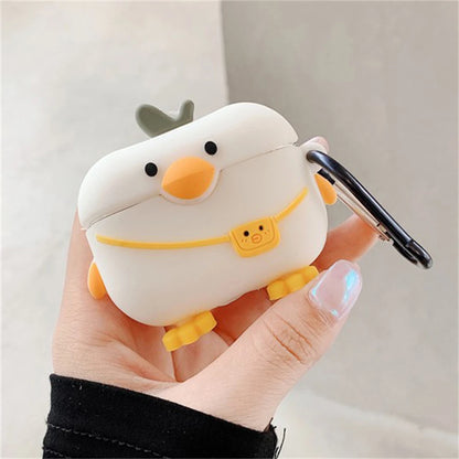 🥰 Adorable 3D Love Heart Robot Silicone Case for AirPods 💖 - Cute & Protective Cover for All Models! 🎧✨ - Pixie Quill