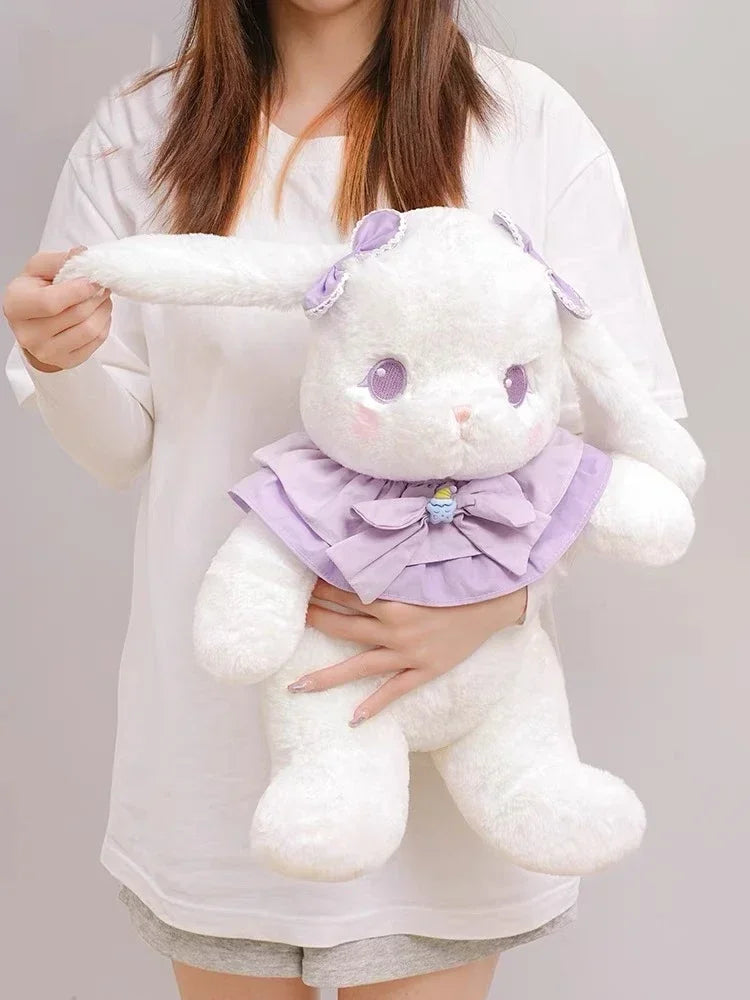 Adorable Bunny Bear Plushie 🐰✨ - Soft Cuddly Throw Pillow for Kids 🎁💕