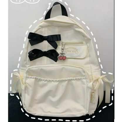 Kawaii Bow Backpack 🎀 | Adorable High-Capacity Bag for School Girls 🌸✨