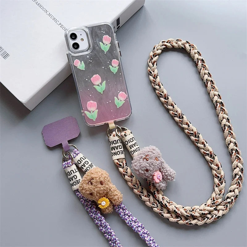 Kawaii Outdoor Adventure Lanyard 🌟✨ Cute Mobile Phone Strap for Women - Anti-Loss & Fashionable Hanging Accessory! 🎀📱