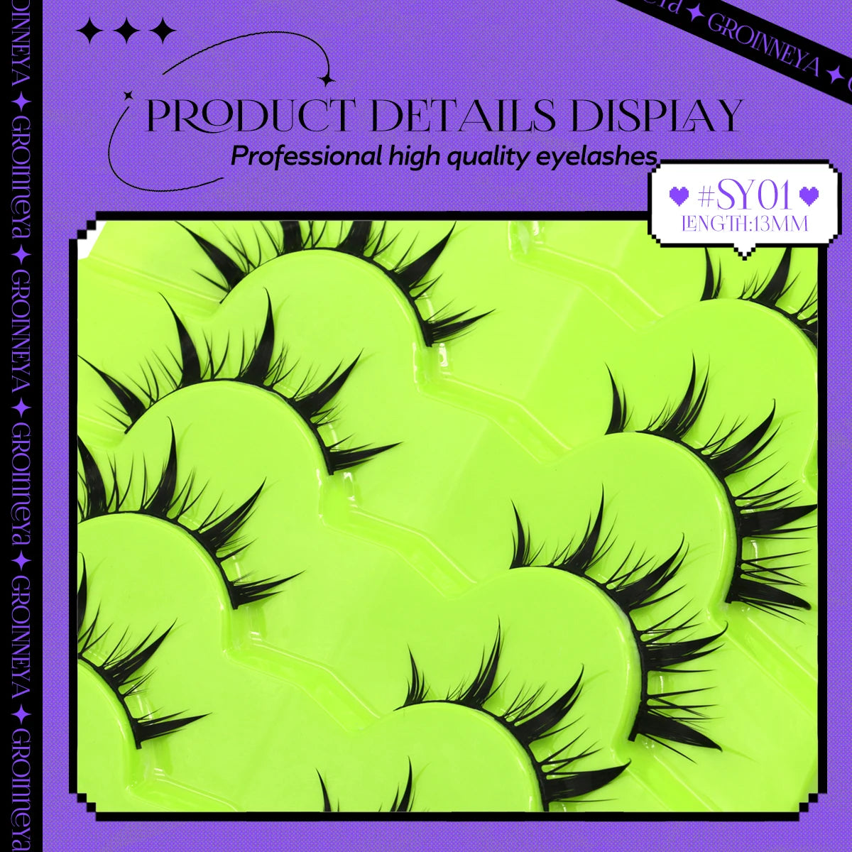 Manga Lashes 3D Natural Fluffy Cross Wispy Eyelashes 😺✨