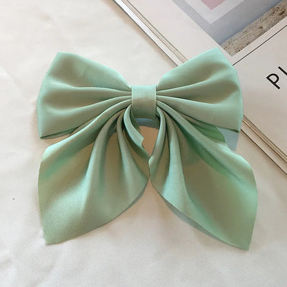 Kawaii Rainbow Bow Hair Clips 🎀✨ | Adorable Satin Barrettes for Girls & Women | Cute Butterfly Hair Accessories 🦋🌈