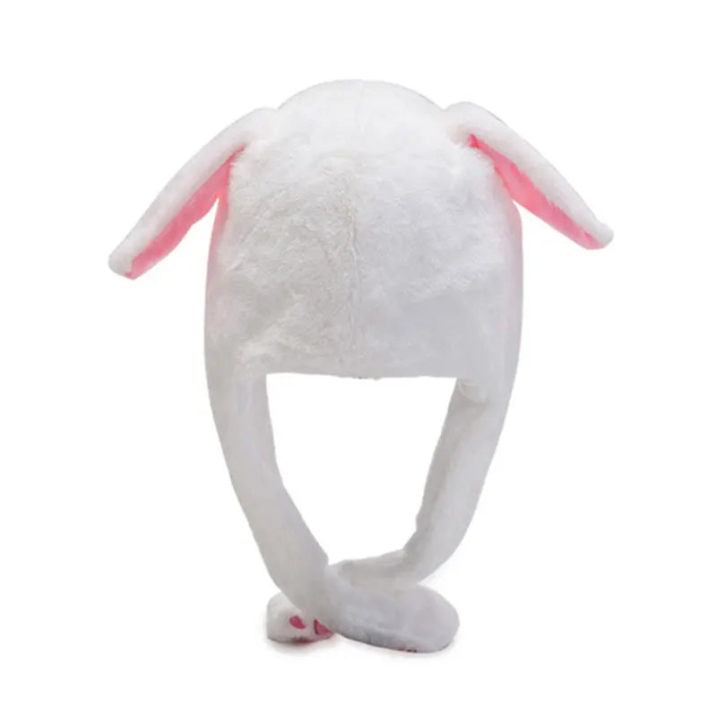 Embroidered Rabbit Ear Hat 🎩🐇 | Cozy Plush Winter Cap for Kids & Adults! ❄️✨