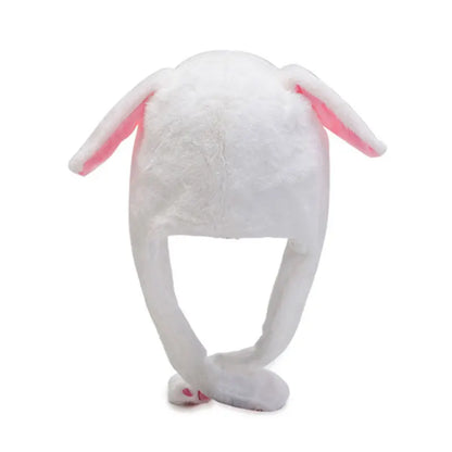 Embroidered Rabbit Ear Hat 🎩🐇 | Cozy Plush Winter Cap for Kids & Adults! ❄️✨